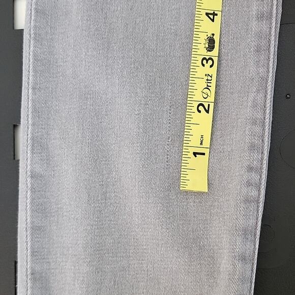 DL1961 Florence Instasculpt Cropped Raw Edge Skinny Gray Denim Jeans 27 FLAWS - Picture 10 of 15